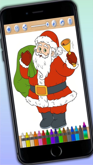 How to cancel & delete Christmas coloring book and xmas holidays pages from 3 to 6 years from iphone & ipad 2