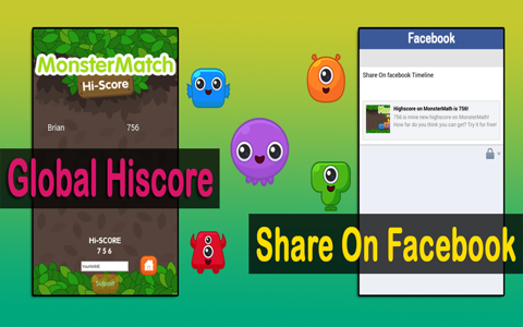 Little Cute Monsters Match Mania - Splash Puzzle Buster Three Matching Blaster Blitz Matchthree Combo Game screenshot 2