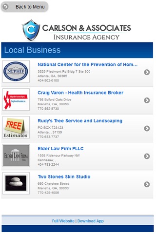 Carlson & Associates Insurance Agency screenshot 2