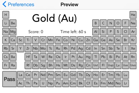 1 Minute Chemistry Periodic Table screenshot 2