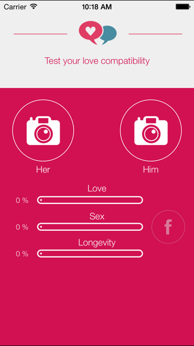 Pictures Love Test iPhone screenshot 2 - Entertainment app