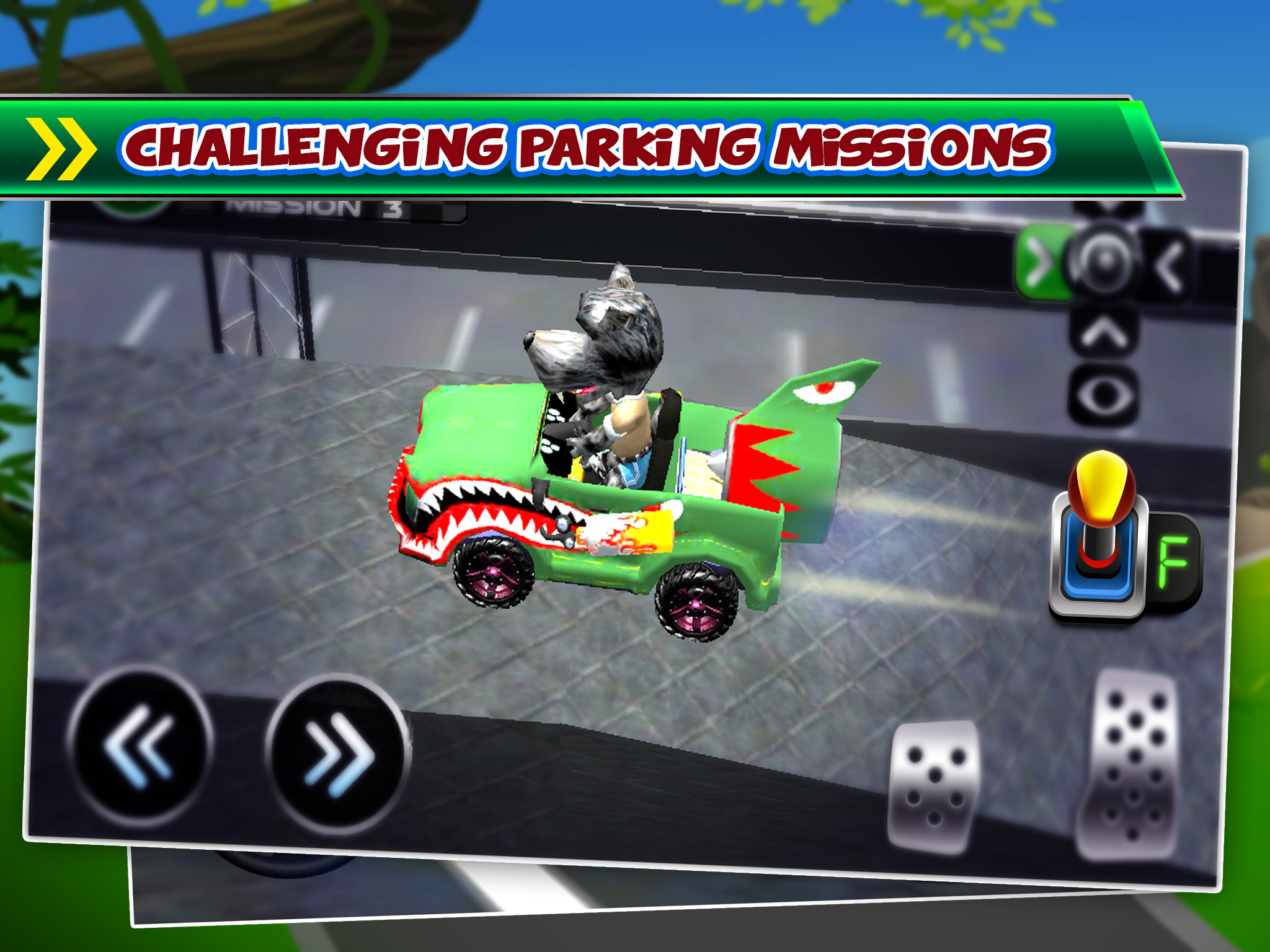 Horse Car Parking Driving Simulator - My 3D Sim Park Run Test & Truck Racing Games! screenshot 6