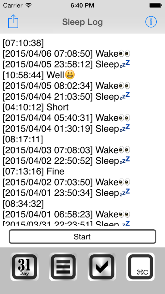 Sleep Log Free - 1.0 - (iOS)