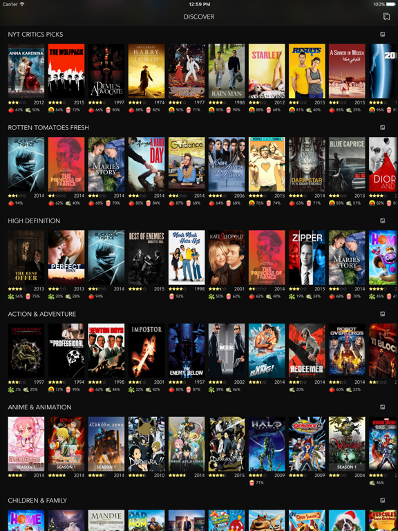 Screenshot #4 pour Discover Premium : for Netflix Unlimited with Rotten Tomatoes Ratings and Queue Pro