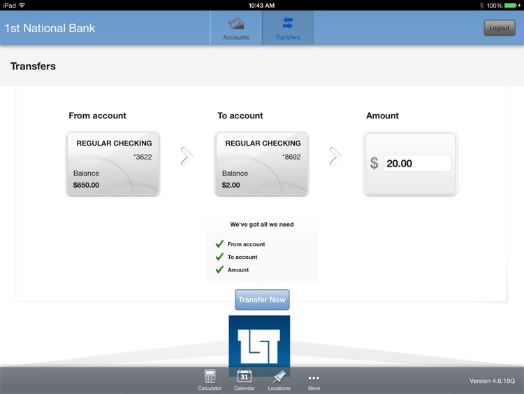 First National Bank of Hartford, AL for iPad screenshot-3