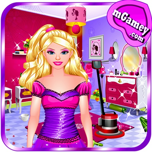 Princess Cleaning Room Icon
