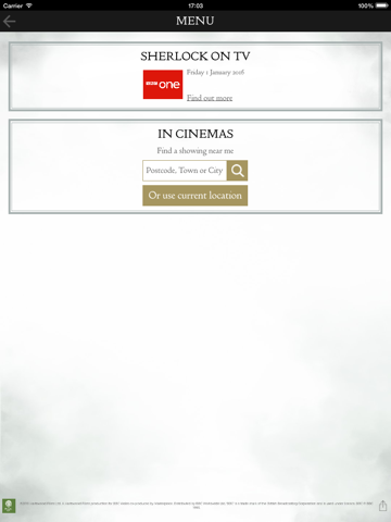 Screenshot #4 for Sherlock The Abominable Bride App