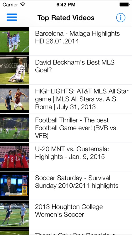 Soccer videos Pro - Highlights and best goals