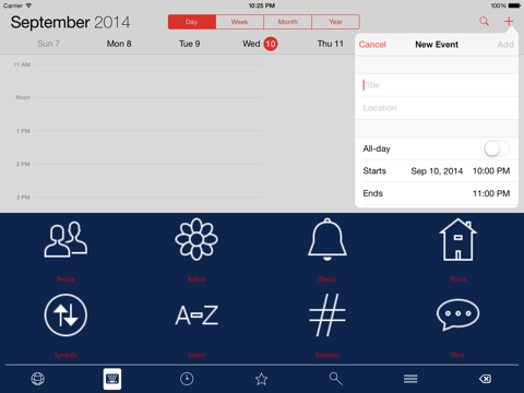Screenshot #4 pour kEmoji Emoji & GIF Keyboard