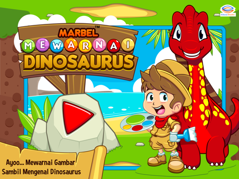 Screenshot #4 pour Marbel Mewarnai Dinosaurus