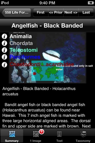 Fishes & Sharks of the World - A Fishes App screenshot 2