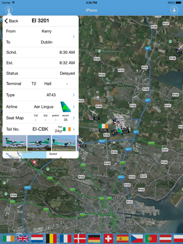 Screenshot #2 for Dublin Airport - iPlane Ireland Flight Information