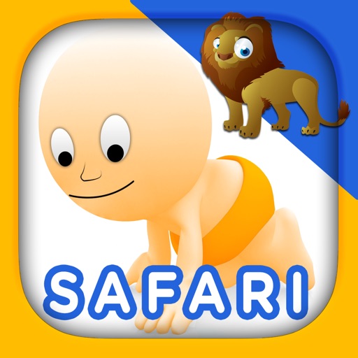 Safari and Jungle Animal Picture Flashcards for Babies, Toddlers or Preschool iOS App