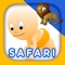 ALMOST 170 DIFFERENT IMAGES, SOUNDS OF SAFARI AND JUNGLE ANIMALS, VERBAL AND TEXT DESCRIPTION
