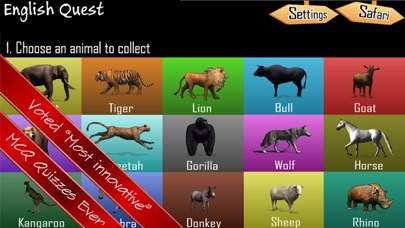 Screenshot #1 pour English Quest - First Grade
