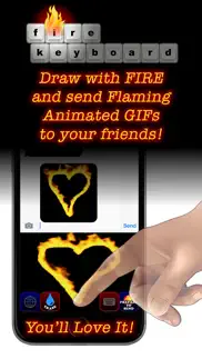 fire keyboard - draw flaming gifs! айфон картинки 1