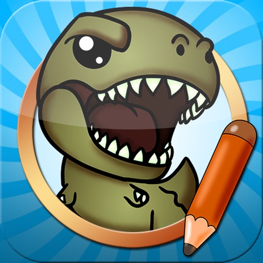 Drawing Tutorials Jurasic Dinosaurus iOS App