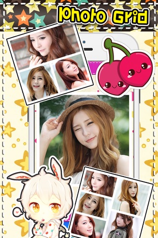 Cute Cartoon Love Sticker Frame screenshot 2