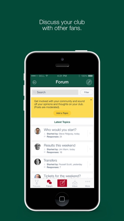 Fan App for Leicester Tigers
