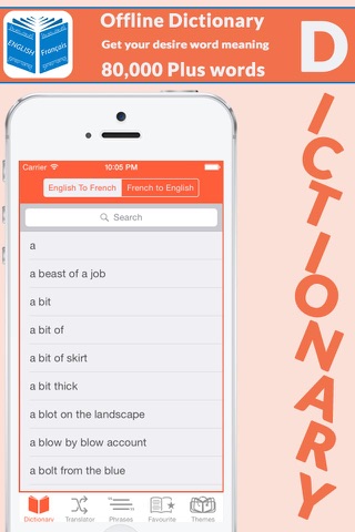 English to French & French to English Dictionary screenshot 3