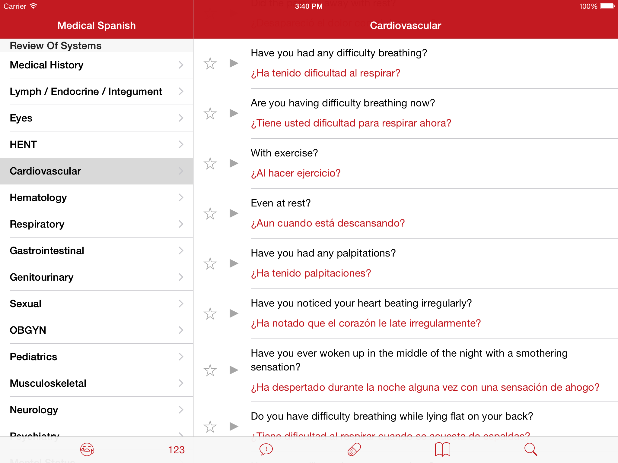 Medical Spanish: Healthcare Phrasebook with Audio