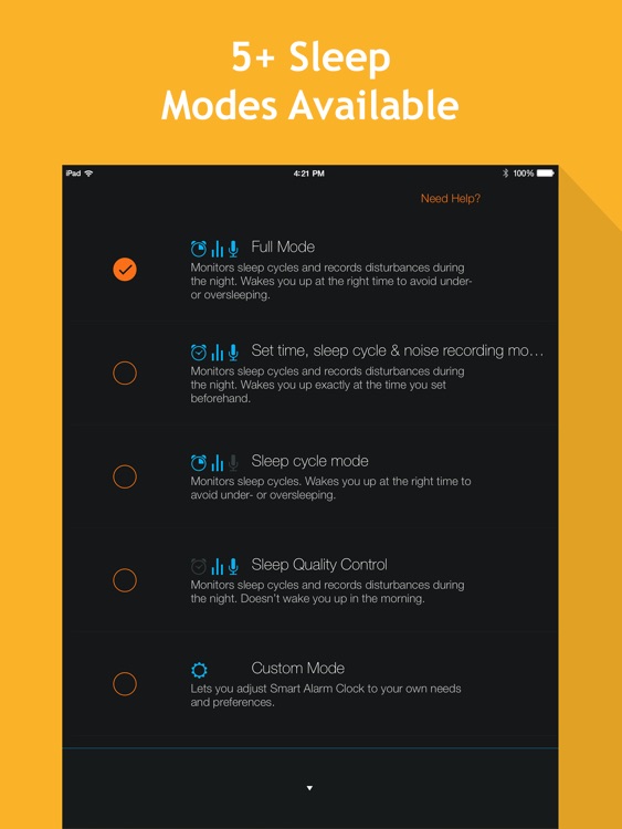 Smart Alarm Clock HD: sleep cycles and night sounds recording