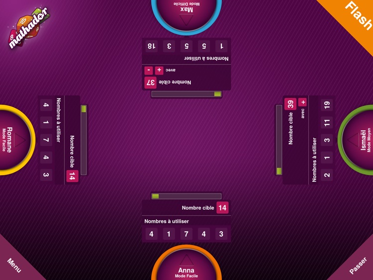 Mathador Flash & Plato - Jeux de calcul mental pour la famille