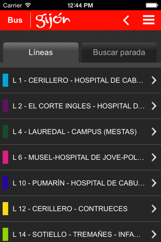 Gijón Bus screenshot 2