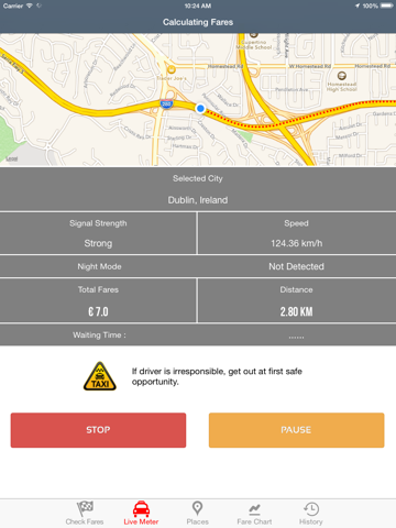 Screenshot #4 for TaxoFare - Ireland