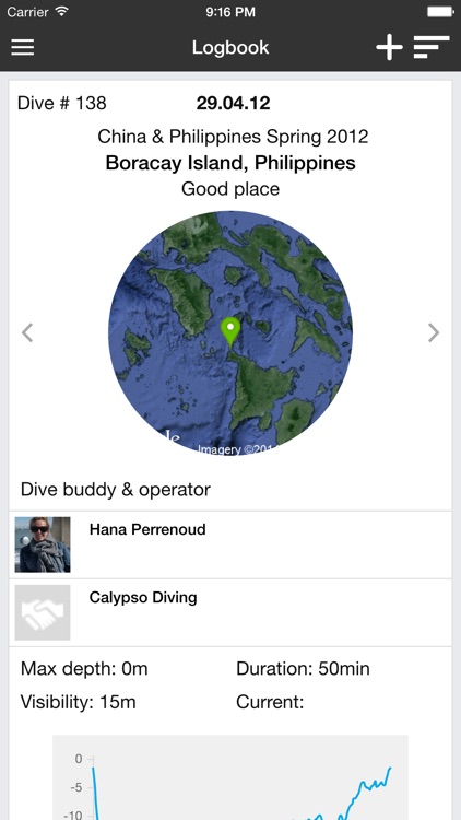 Diviac - Scuba diving logbook
