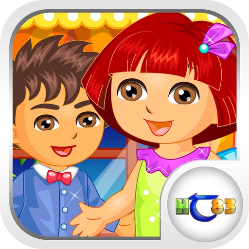 Baby Couple Sweet Valentine: Dora version iOS App