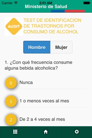 Minsal Intervenciones Breves Alcohol screenshot 2