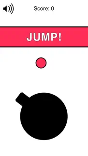 super red dot jumper - make the bouncing ball jump, drop and then dodge the block iphone screenshot 2