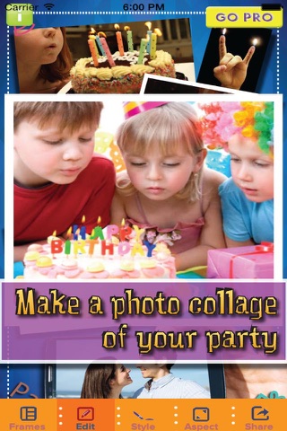 Happy Birthday Photo Frames - Party Picture Celebration Collage Editor FREE APP screenshot 2