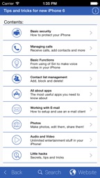 Tips and Tricks for New iPhone 6 Captura de tela 1