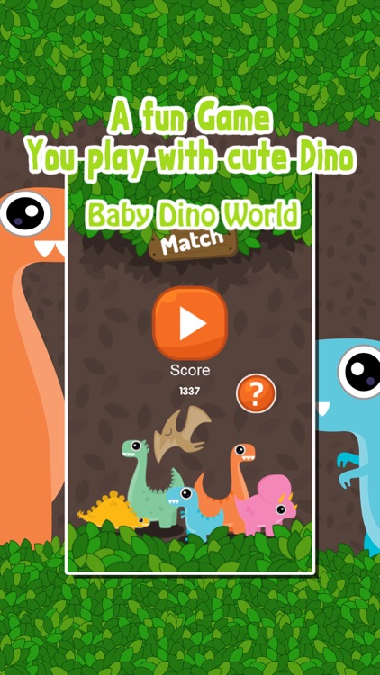 Baby Dino World - Free Cute Matching 3 Puzzle Games