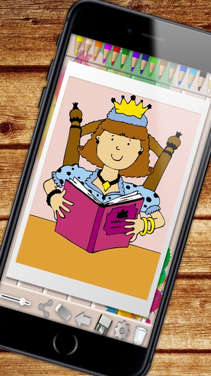 Princesses Coloring Book - color and paint the princess