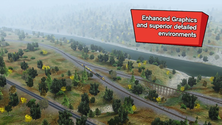 Trainz Driver 2 - train driving game, realistic 3D railroad simulator plus world builder