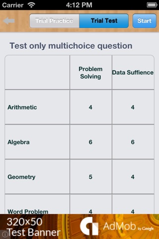 GMAT Math Test 2014 screenshot 4