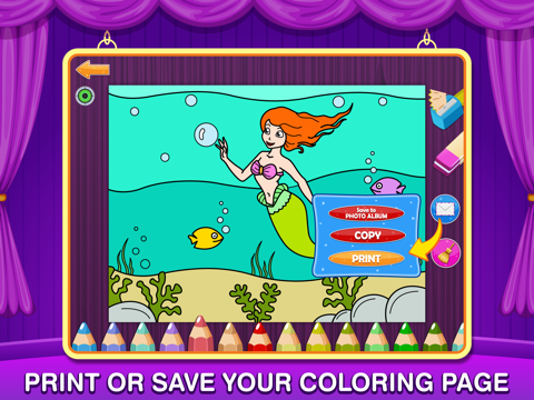 Screenshot #6 pour Princess Fairy Ballerina Color Salon: Fun Ballet Dancers Princesses Fairies Coloring Book for Kids and Girls