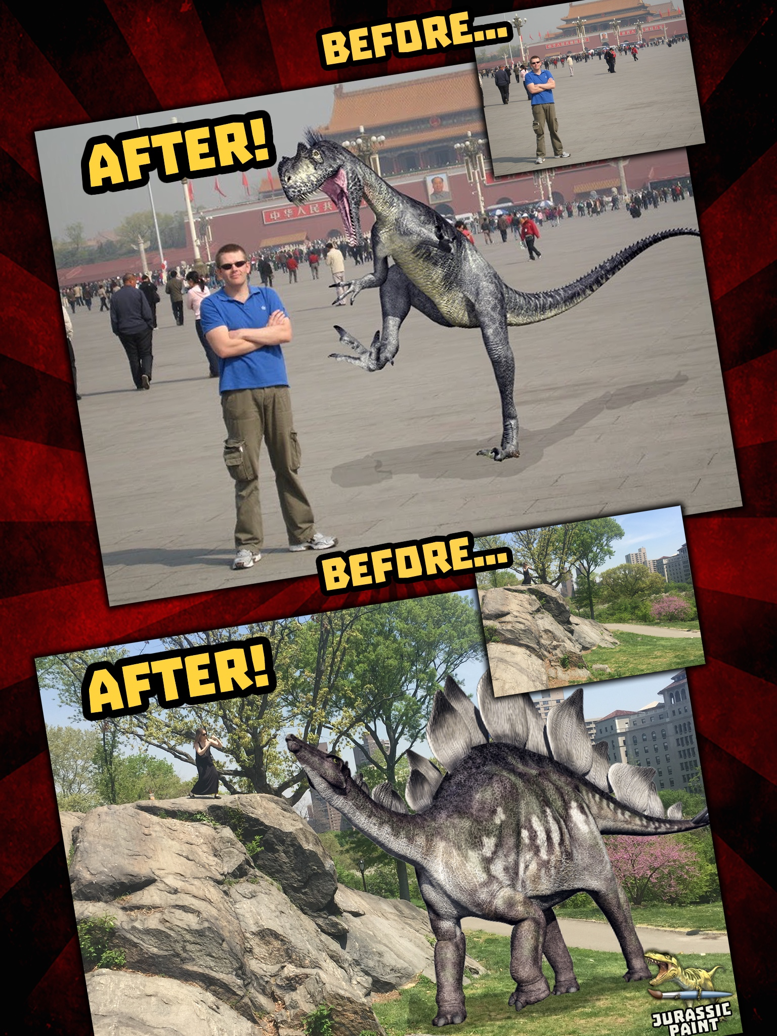 Jurassic Paint - Add Dinosaurs To Your World!