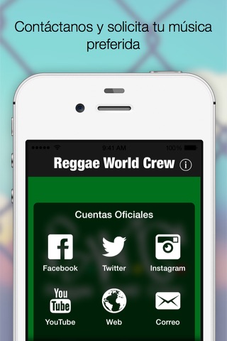 Radio Reggae World - Tu estacion online de musica Reggae Dancehall y Roots gratis - Free Online FM screenshot 3