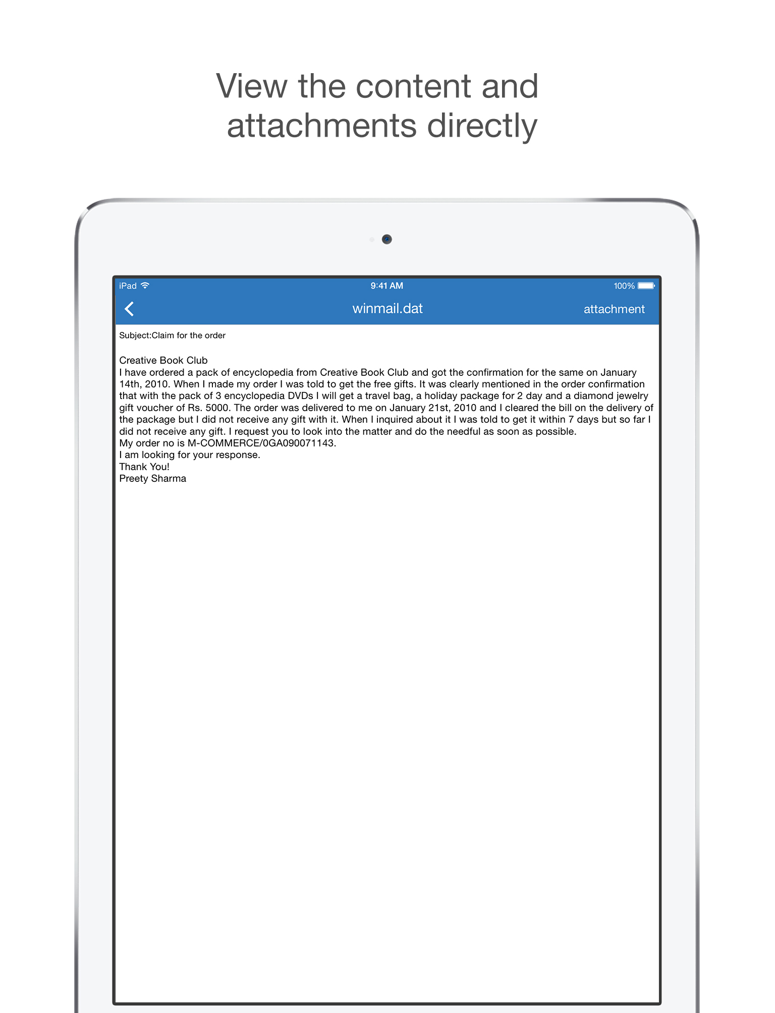 Winmail Opener screenshot 7