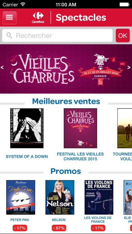 Carrefour spectacles