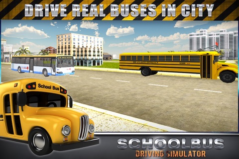 Schoolbus Driving Simulator 3D screenshot 3