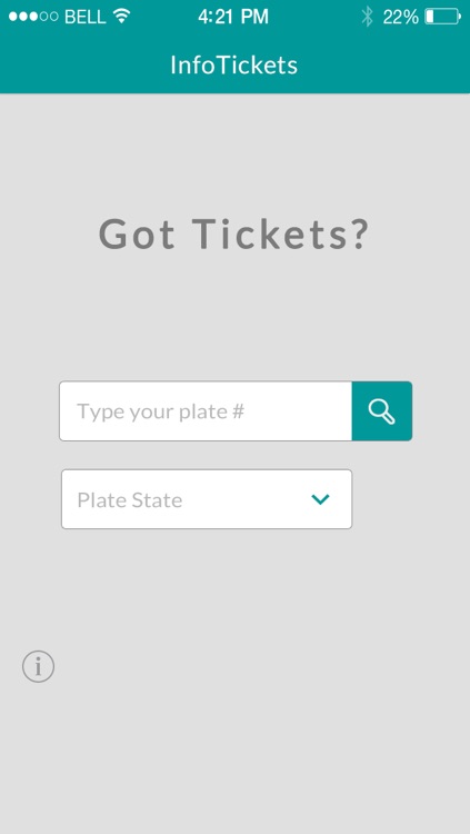 infoTickets - Find your traffic tickets with your license plate number