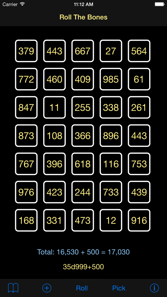 #3. Roll The Bones (iOS) 由: Joshua Larson