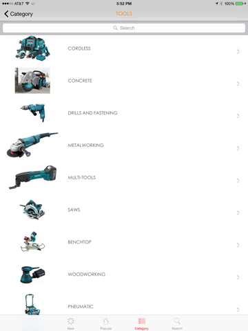 Lee's Tools for Makita iPad screenshot