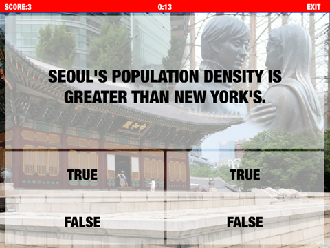 City of Seoul, South Korea Trivia screenshot 2