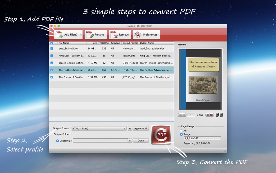 PDF File Converter - To Word - 3.3.37 - (macOS)